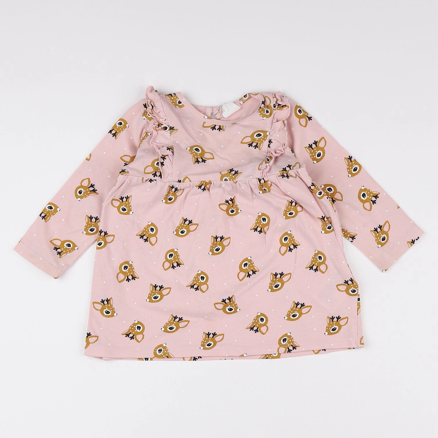 H&M - robe rose - 6/9 mois